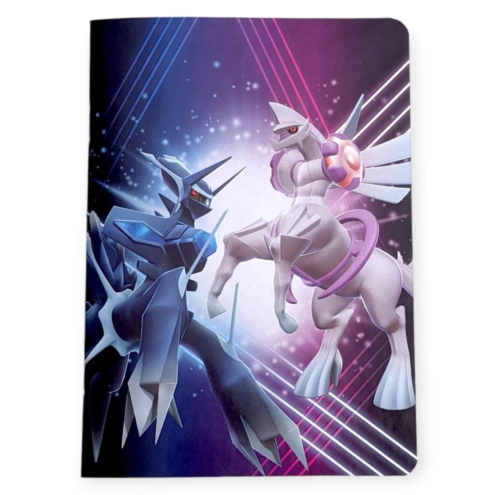 Pokemon Unlined Notebook: Dialga and Palkia